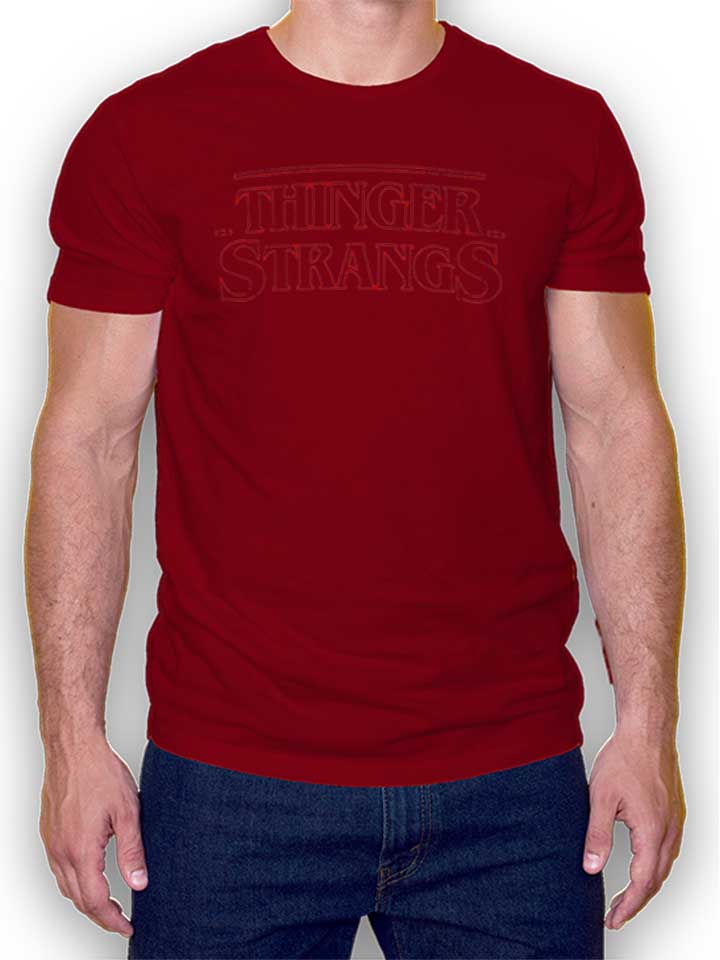 Thinger Strangs T-Shirt bordeaux L