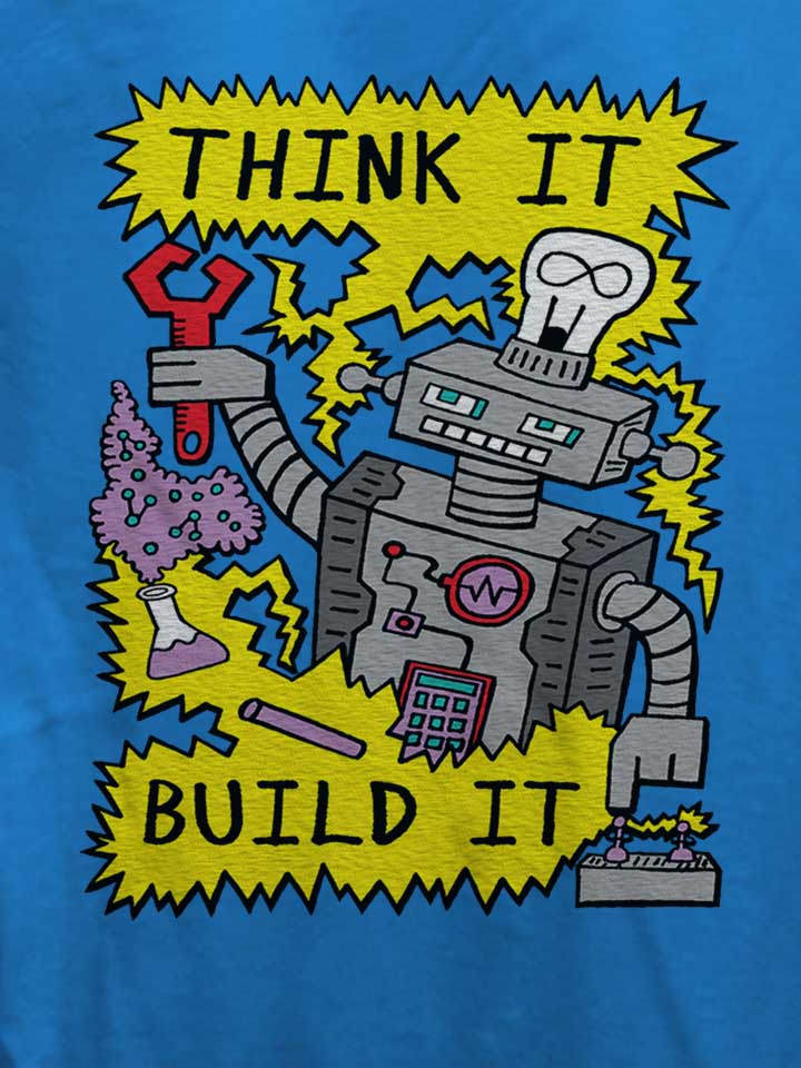 think-build-robot-damen-t-shirt royal 4