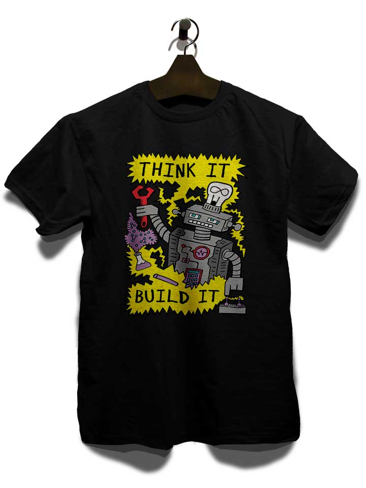 think-build-robot-t-shirt schwarz 3