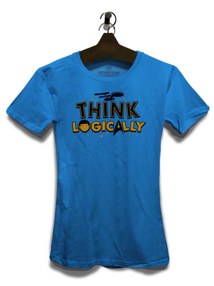 think-logically-spock-damen-t-shirt royal 3