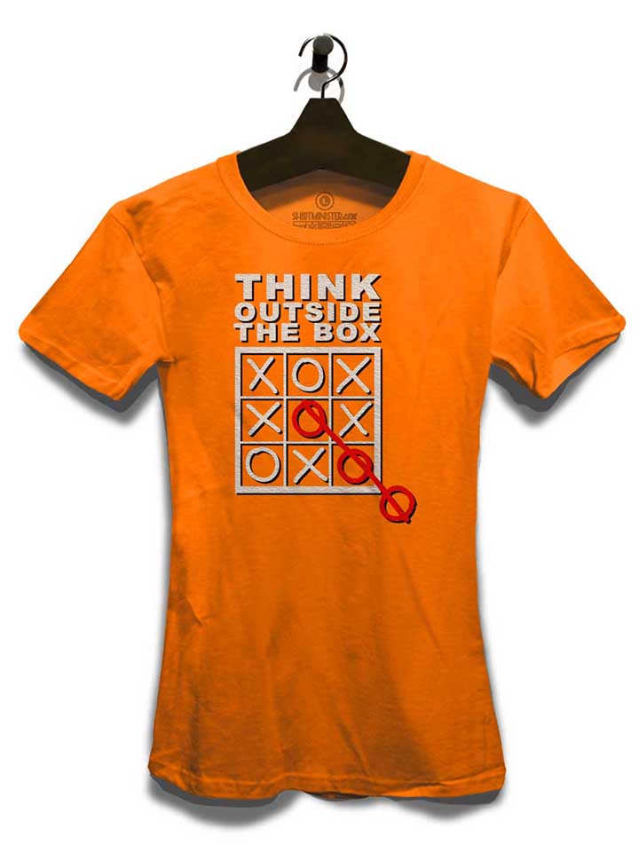 think-outside-the-box-damen-t-shirt orange 3