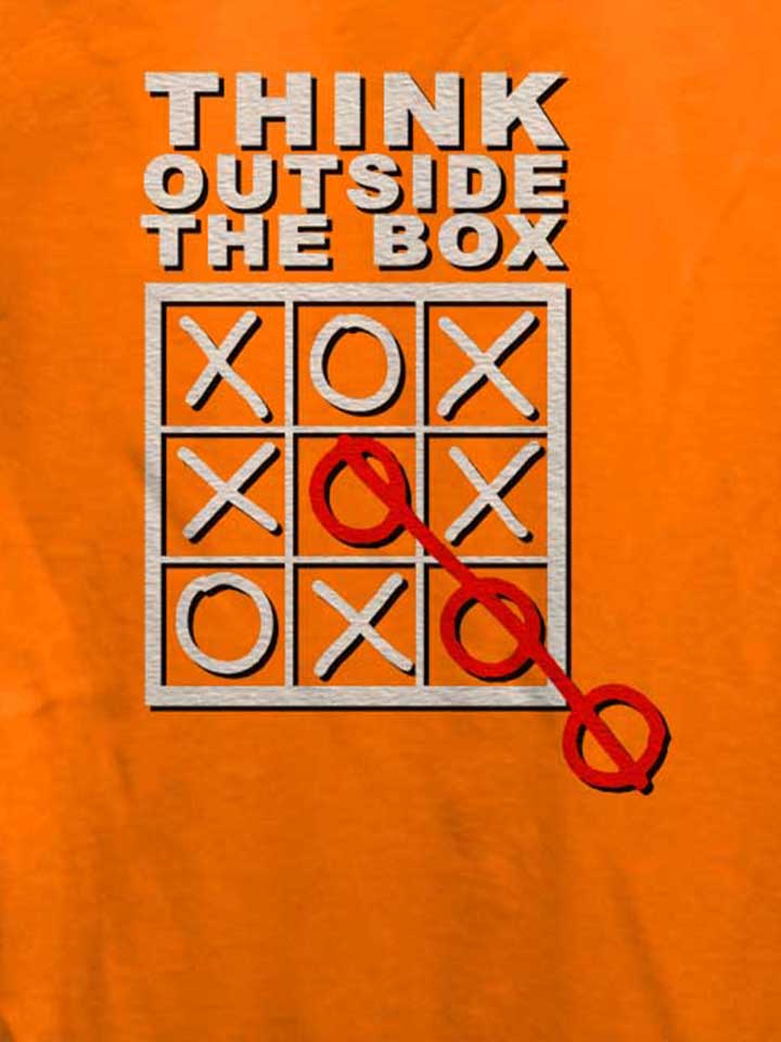 think-outside-the-box-damen-t-shirt orange 4