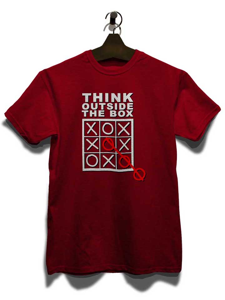 think-outside-the-box-t-shirt bordeaux 3