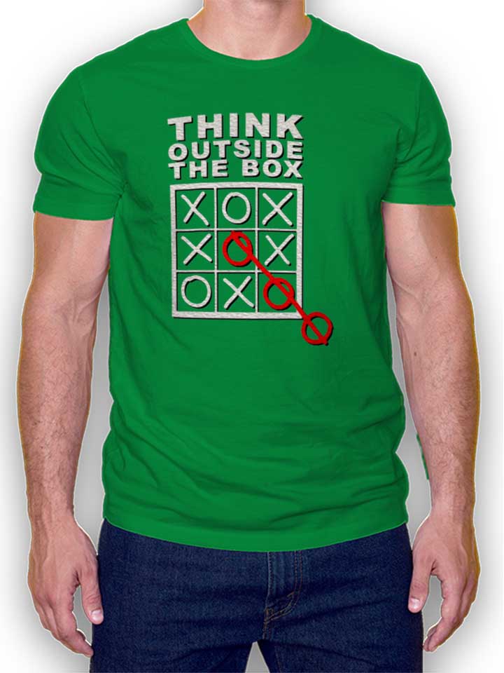 Think Outside The Box T-Shirt green L