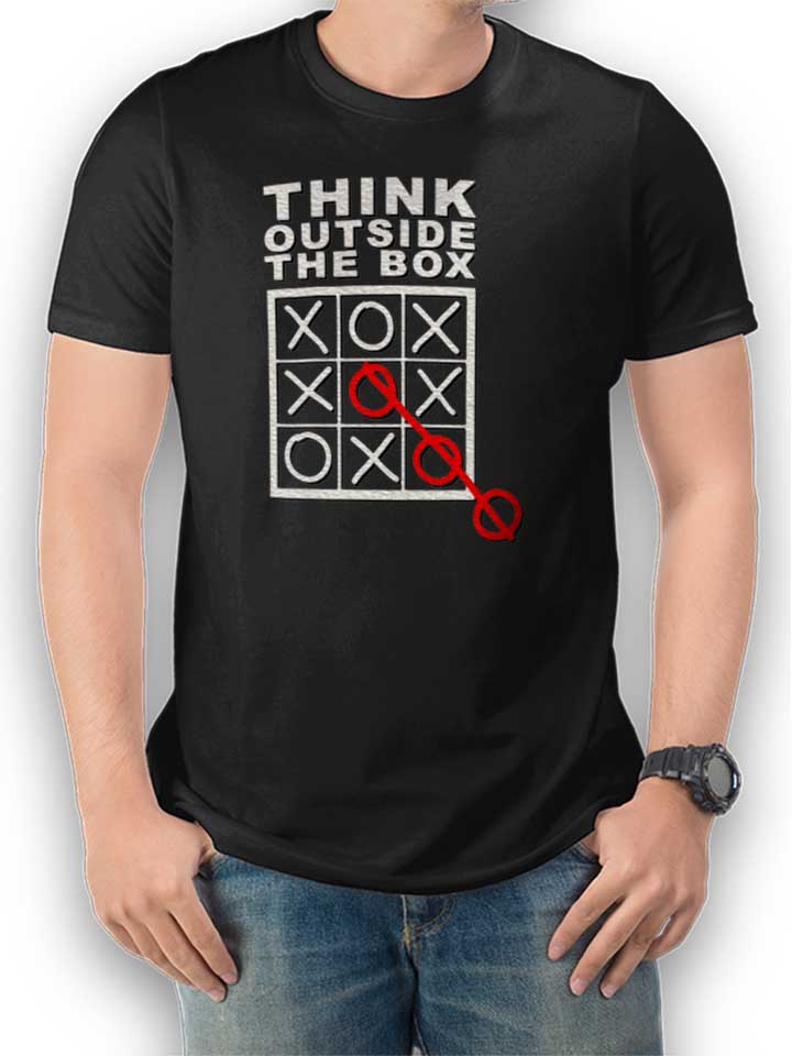 Think Outside The Box T-Shirt schwarz L