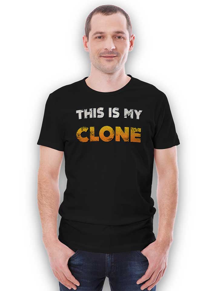 this-is-my-clone-vintage-t-shirt schwarz 2