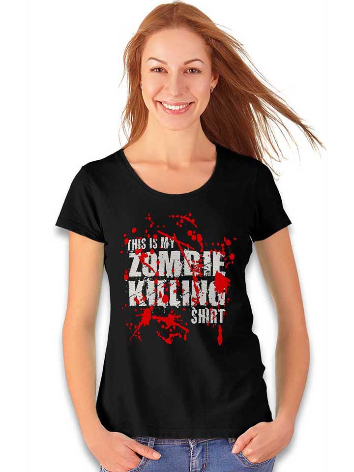 this-is-my-zombie-killing-shirt-damen-t-shirt schwarz 2