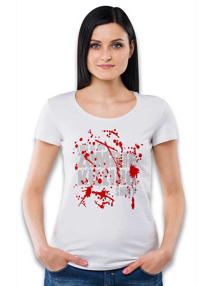 this-is-my-zombie-killing-shirt-damen-t-shirt weiss 2
