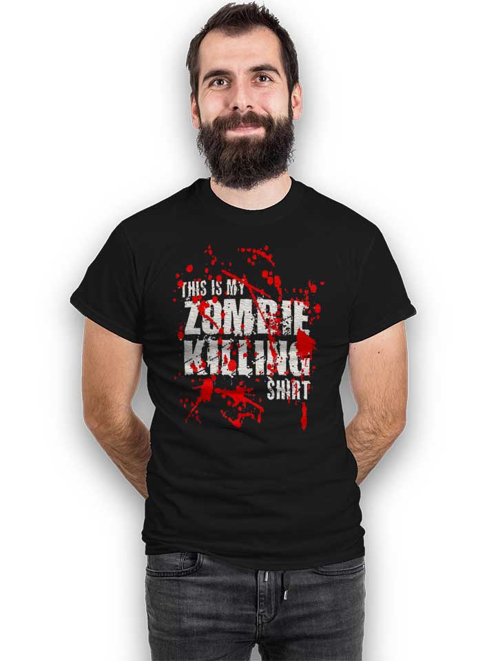 this-is-my-zombie-killing-shirt-t-shirt schwarz 2
