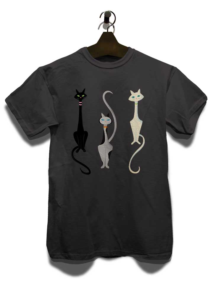 three-cats-t-shirt dunkelgrau 3