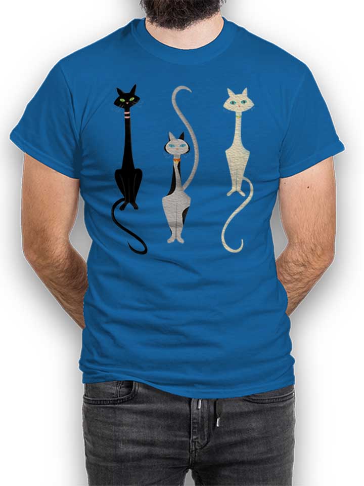 Three Cats T-Shirt royal L