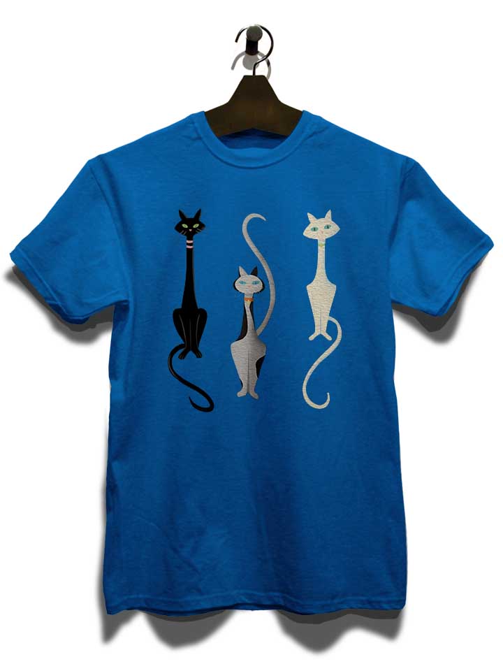 three-cats-t-shirt royal 3