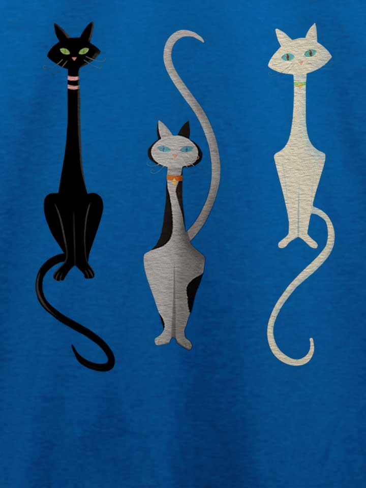 three-cats-t-shirt royal 4
