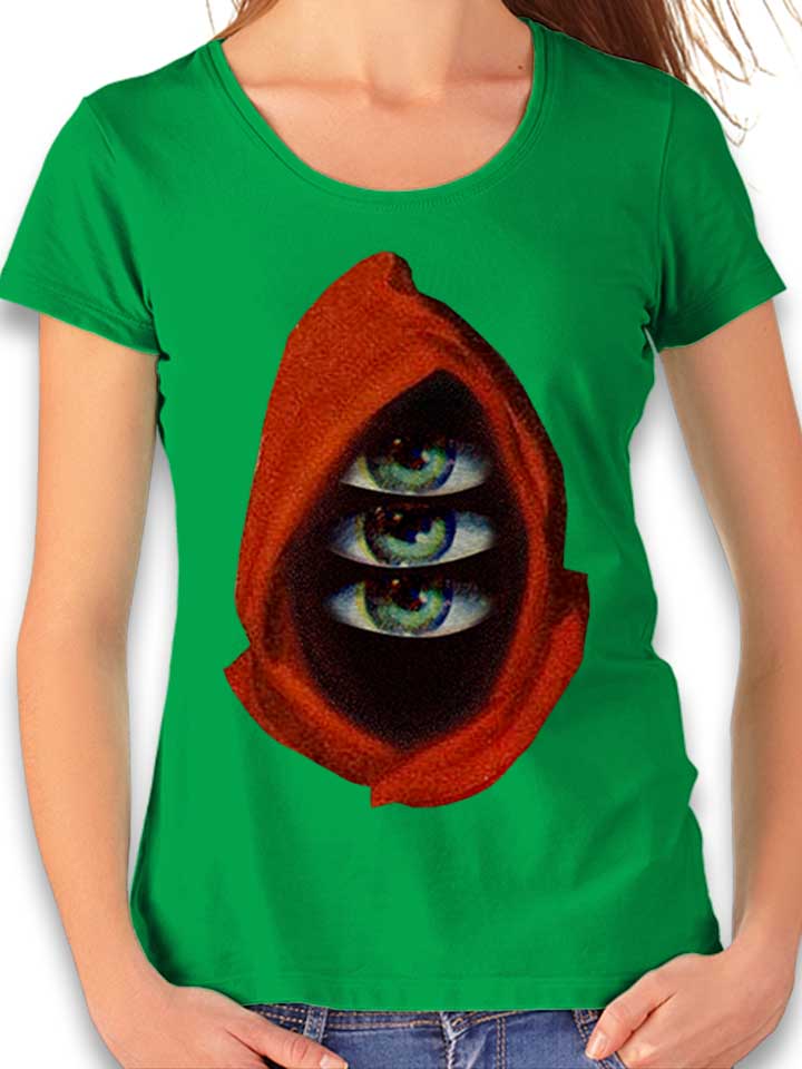 Three Eyed Druid Damen T-Shirt gruen L