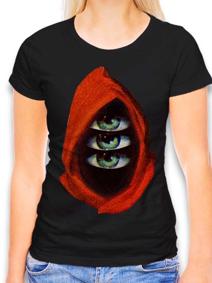 three-eyed-druid-damen-t-shirt schwarz 1