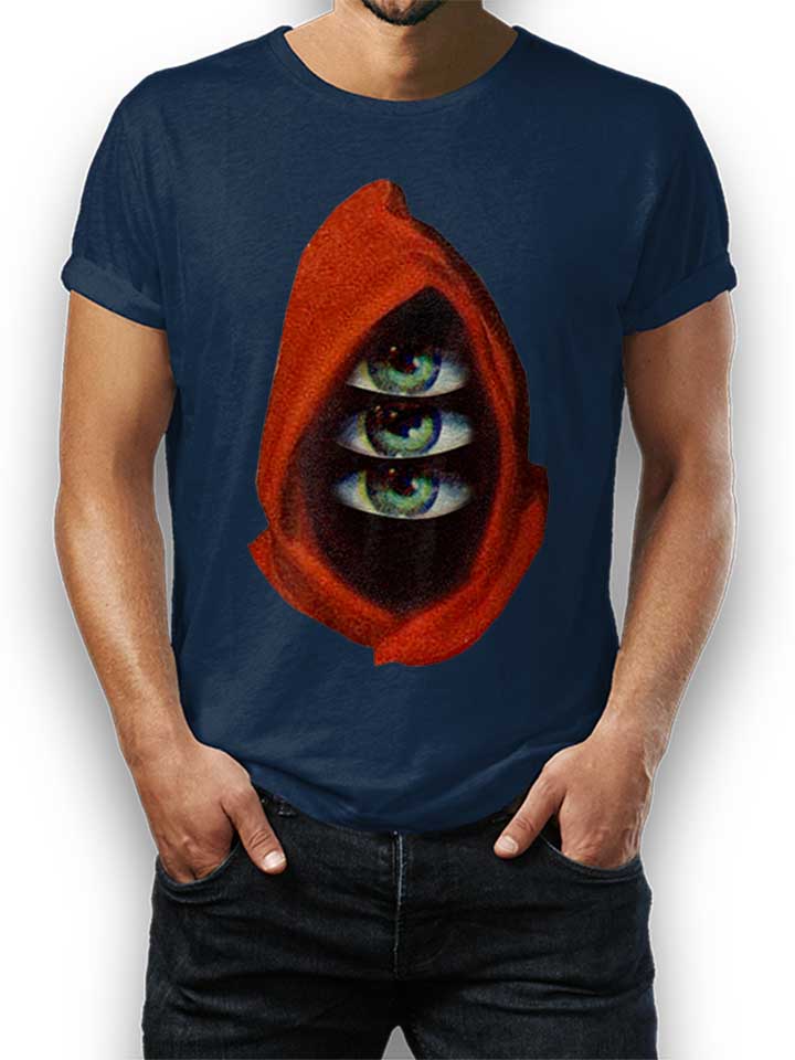 Three Eyed Druid T-Shirt dunkelblau L
