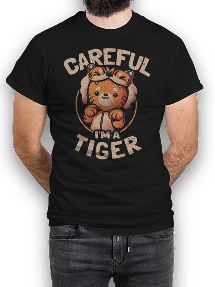tiger-cat-t-shirt schwarz 1