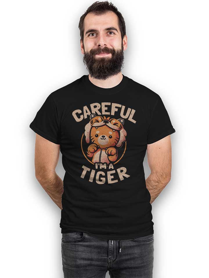 tiger-cat-t-shirt schwarz 2
