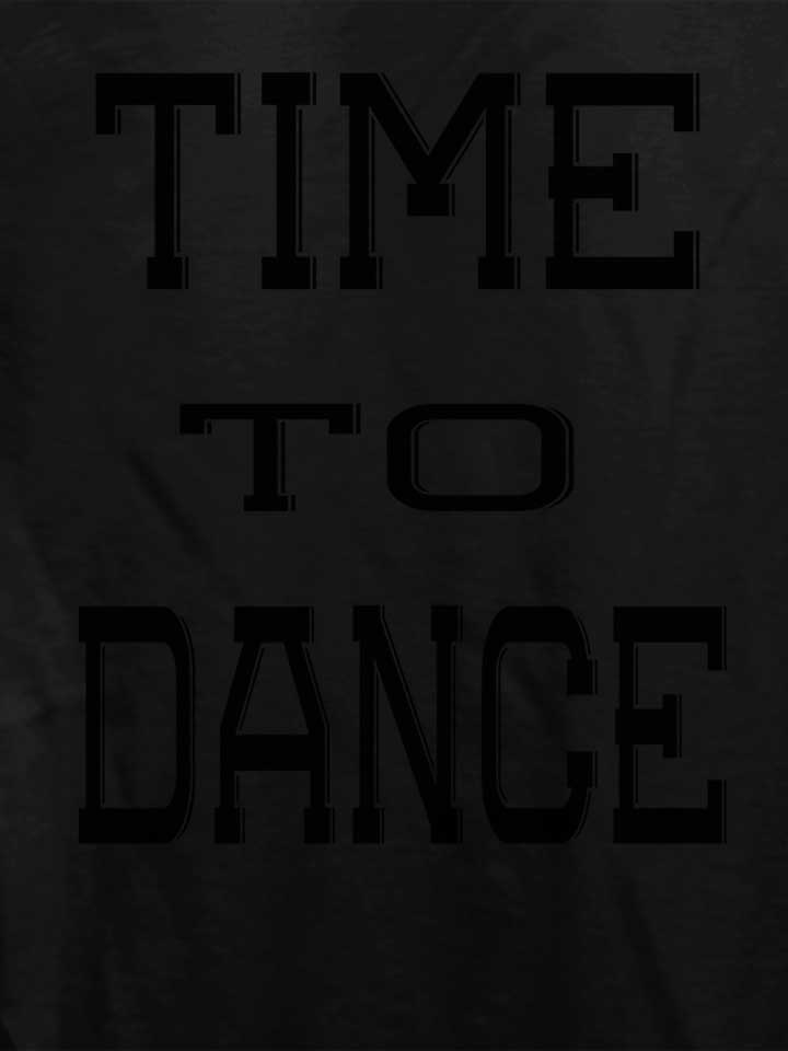 time-to-dance-damen-t-shirt schwarz 4