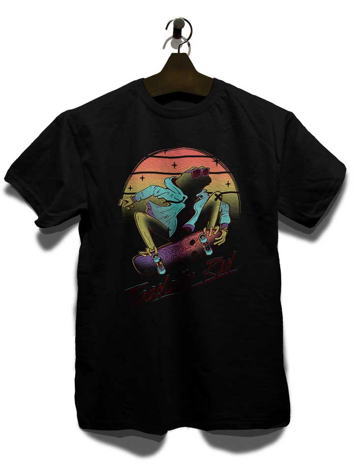 toadally-rad-slkateboard-frog-02-t-shirt schwarz 3