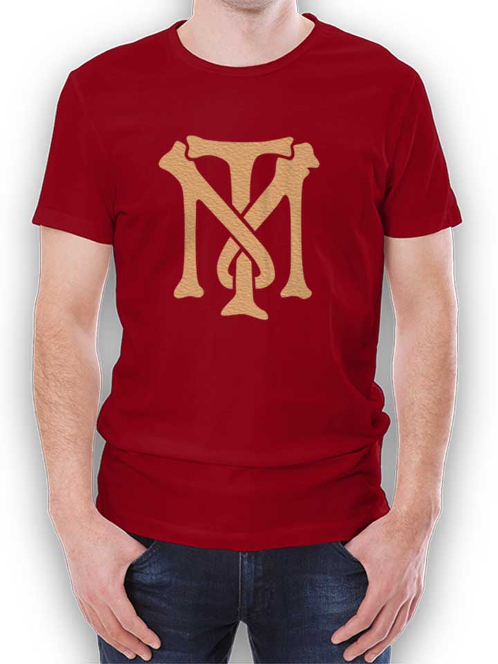tony-montana-logo-t-shirt bordeaux 1