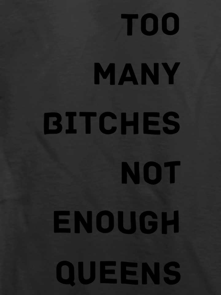 too-many-bitches-not-enough-queens-t-shirt dunkelgrau 4