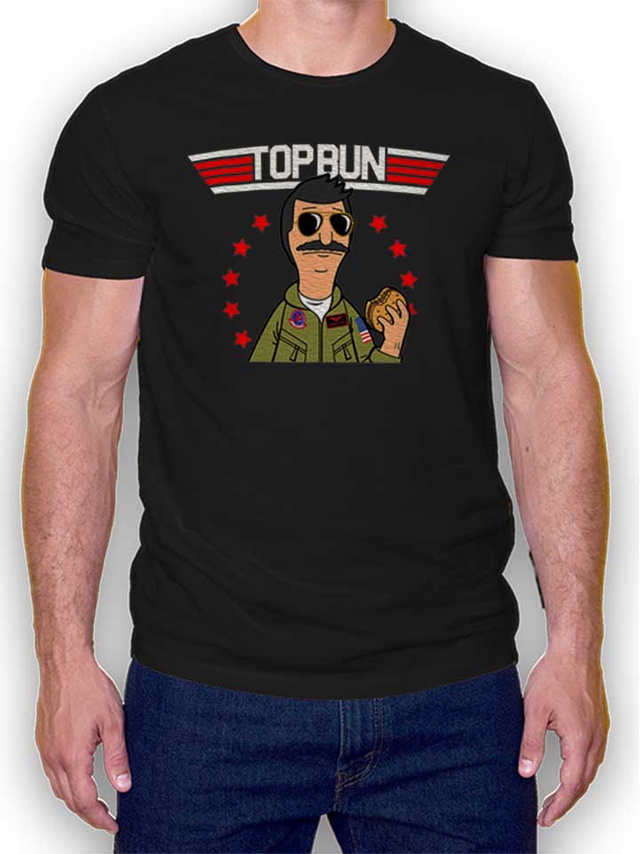 top-bun-t-shirt schwarz 1