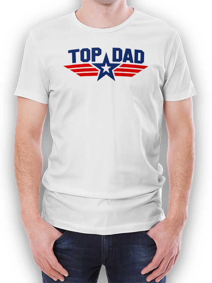 Top Dad T-Shirt bianco L