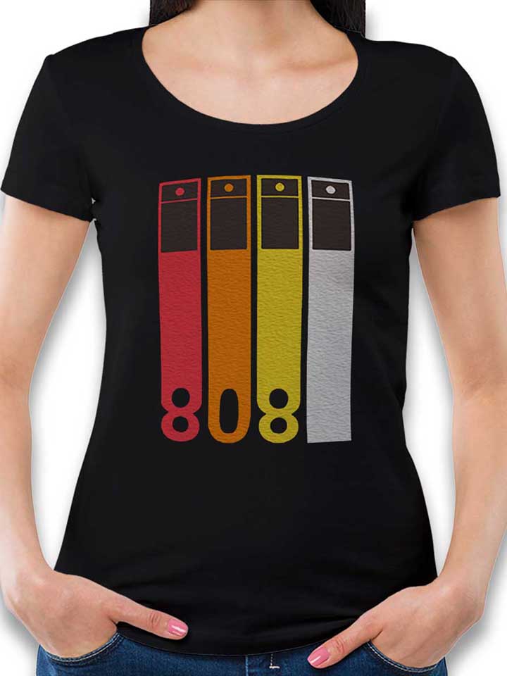 Tr 808 Drum Machine Damen T-Shirt schwarz L