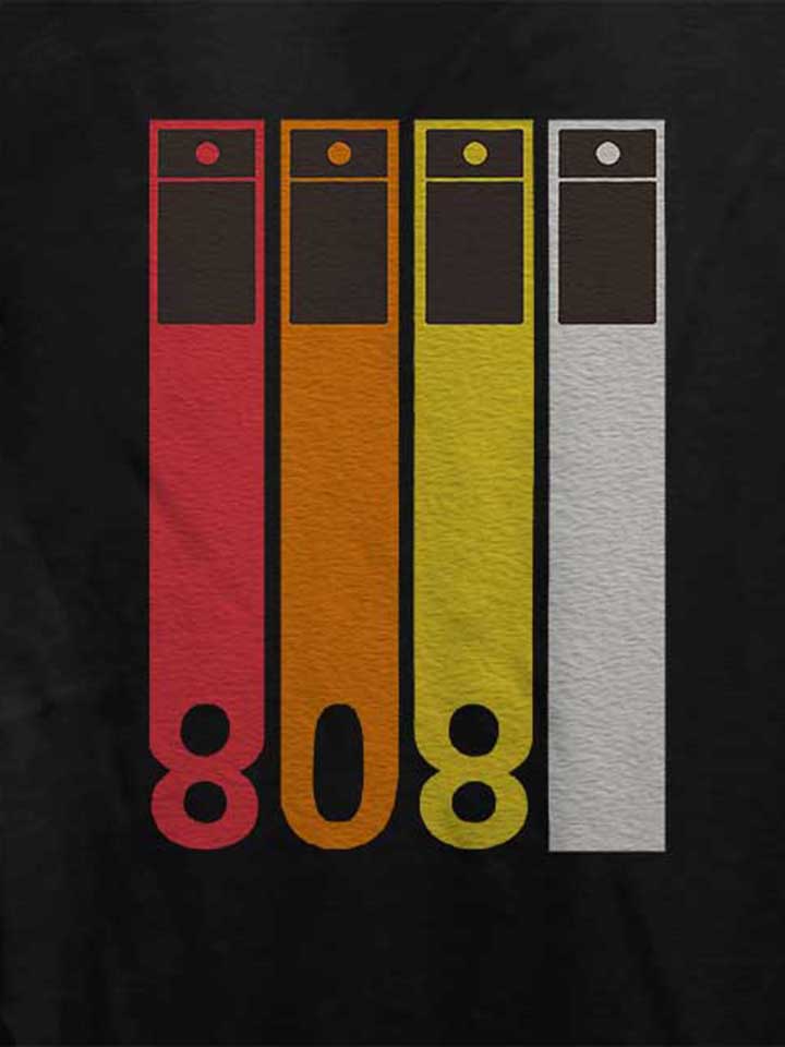 tr-808-drum-machine-damen-t-shirt schwarz 4