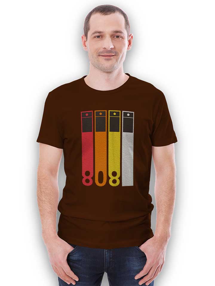 tr-808-drum-machine-t-shirt braun 2