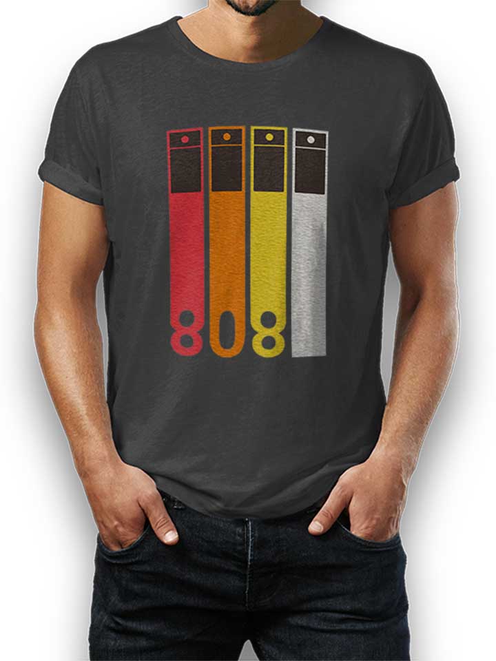 Tr 808 Drum Machine T-Shirt dunkelgrau L