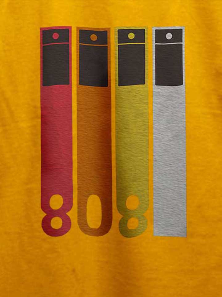 tr-808-drum-machine-t-shirt gelb 4