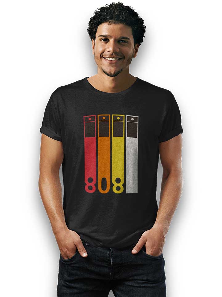 tr-808-drum-machine-t-shirt schwarz 2