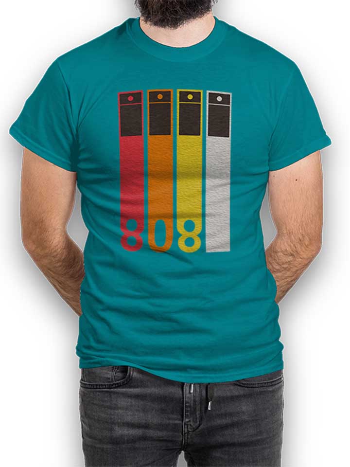 tr-808-drum-machine-t-shirt tuerkis 1