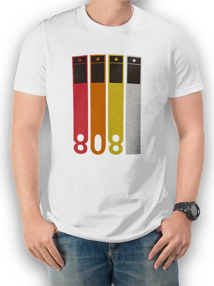 tr-808-drum-machine-t-shirt weiss 1