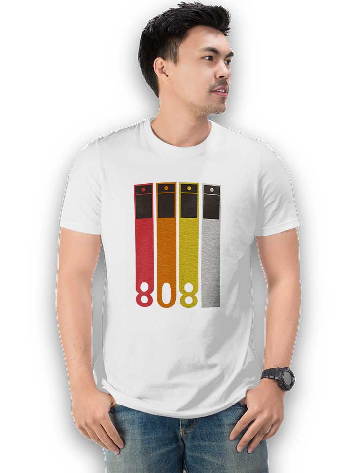 tr-808-drum-machine-t-shirt weiss 2