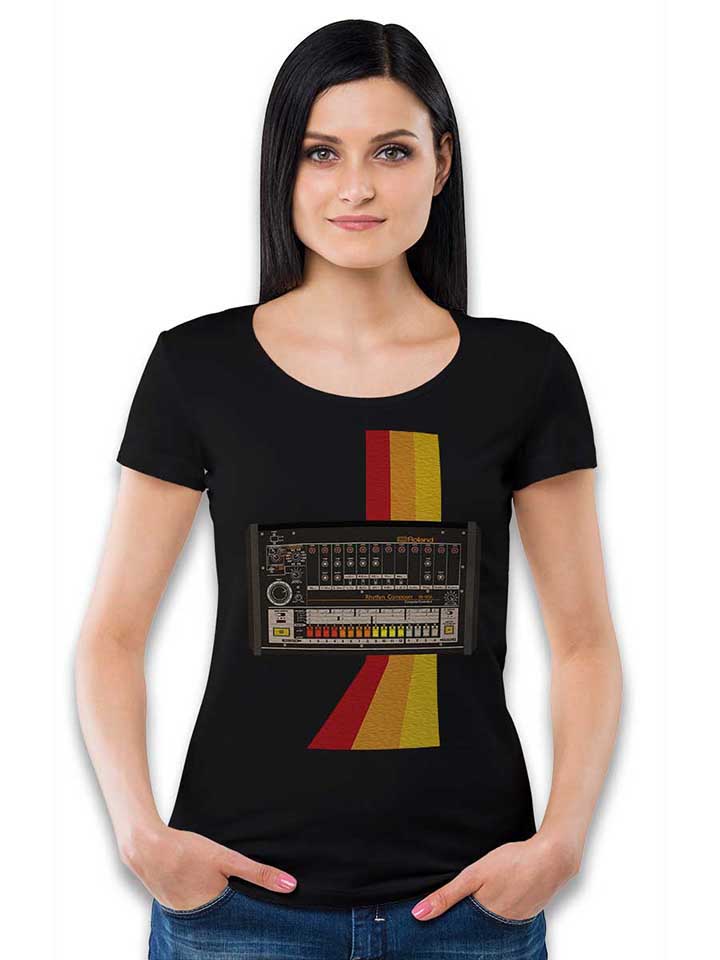 tr-808-damen-t-shirt schwarz 2