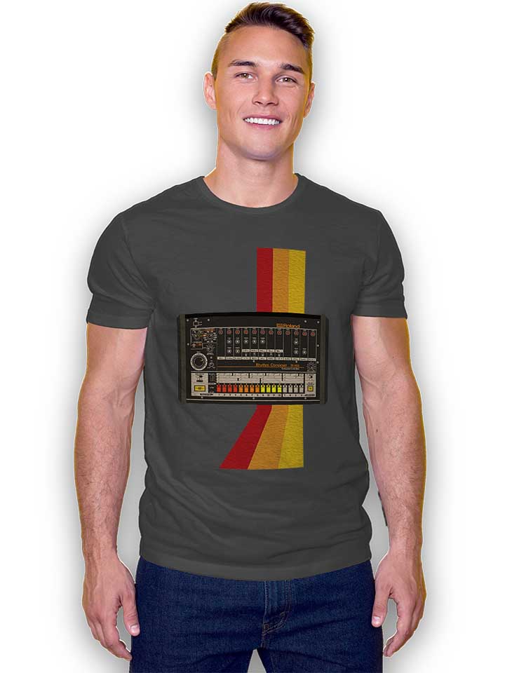 tr-808-t-shirt dunkelgrau 2