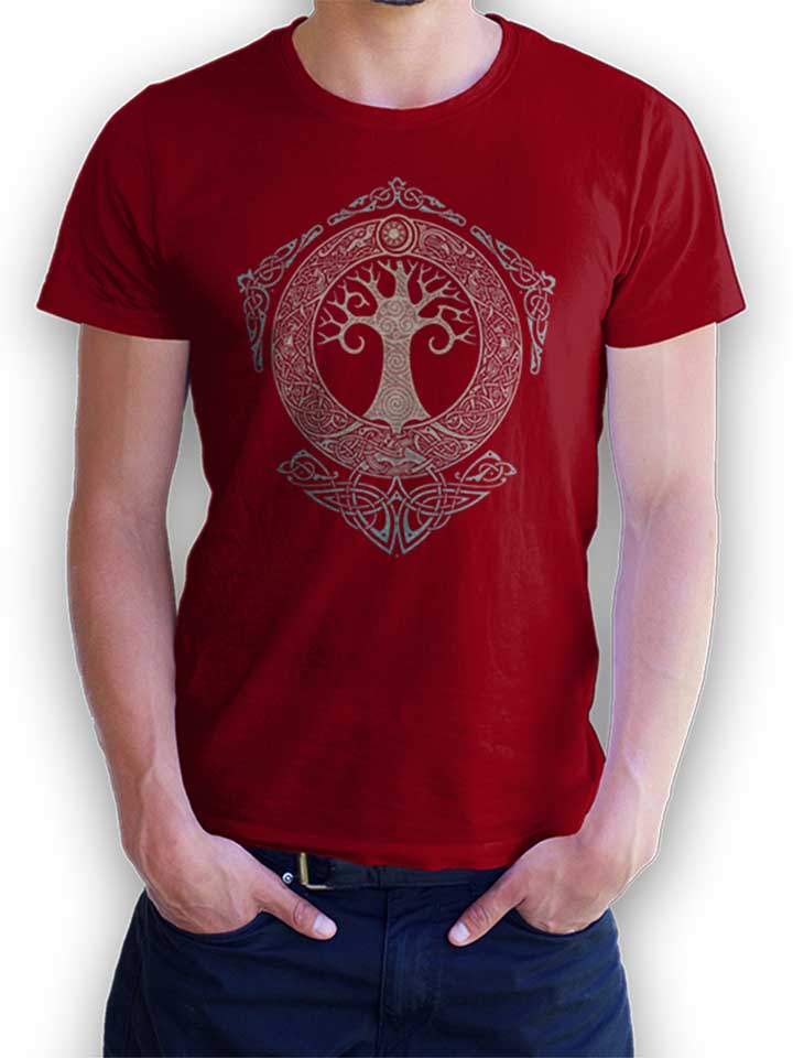 tree-of-life-02-t-shirt bordeaux 1