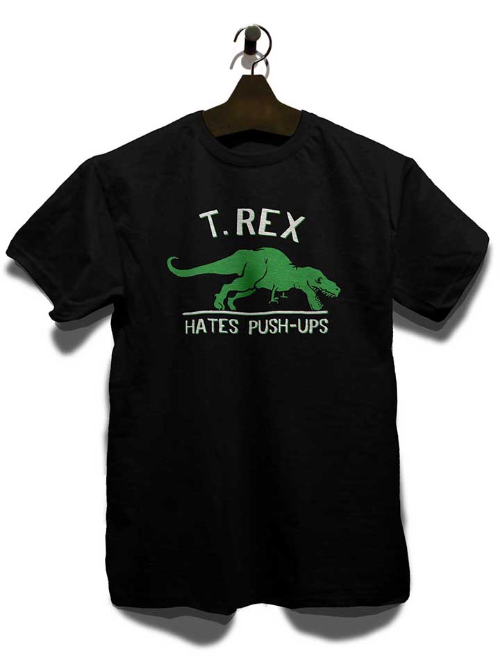trex-hates-pushups-t-shirt schwarz 3
