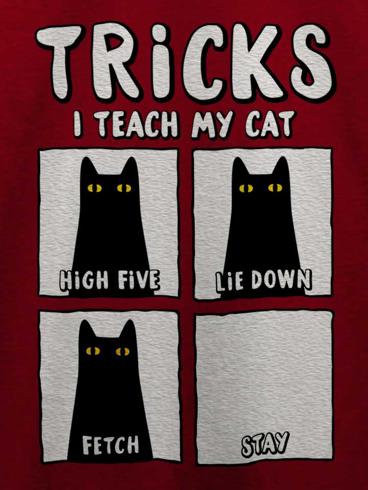 tricks-cat-t-shirt bordeaux 4