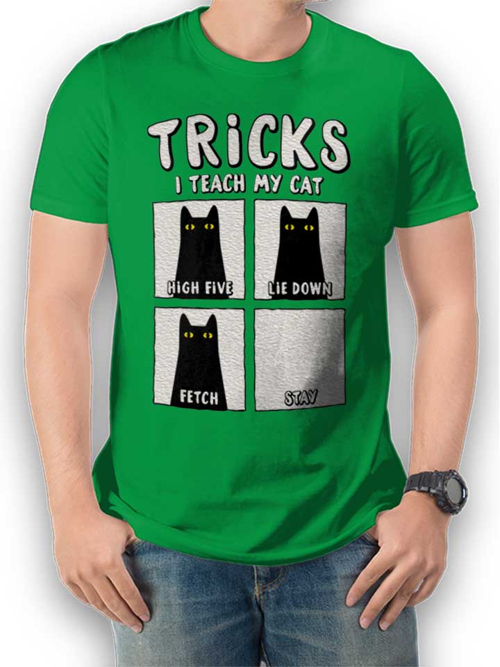 Tricks Cat T-Shirt gruen L