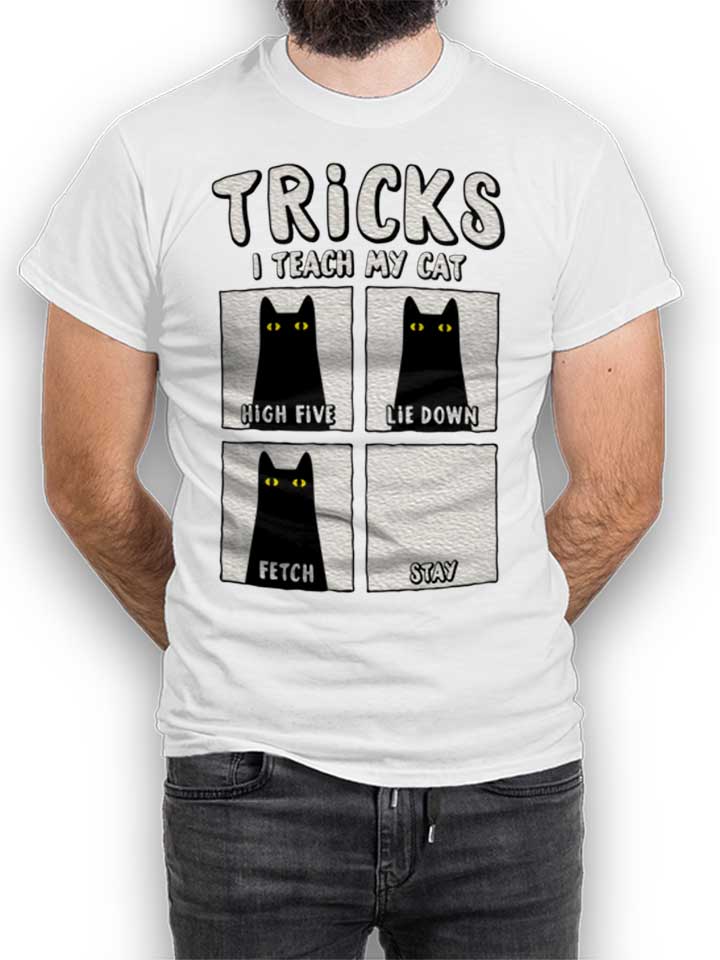 Tricks Cat T-Shirt weiss L