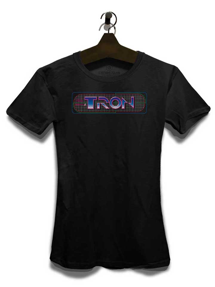 tron-grid-damen-t-shirt schwarz 3
