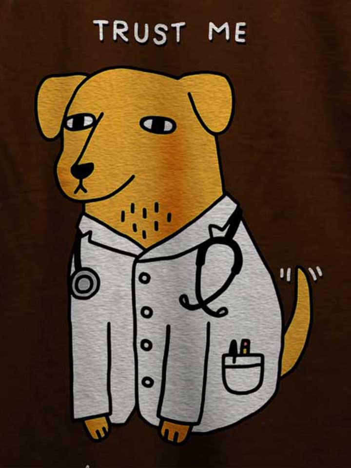 trust-me-im-a-dogtor-t-shirt braun 4