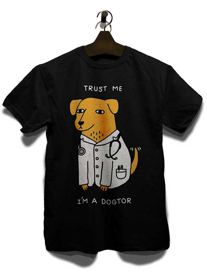 trust-me-im-a-dogtor-t-shirt schwarz 3
