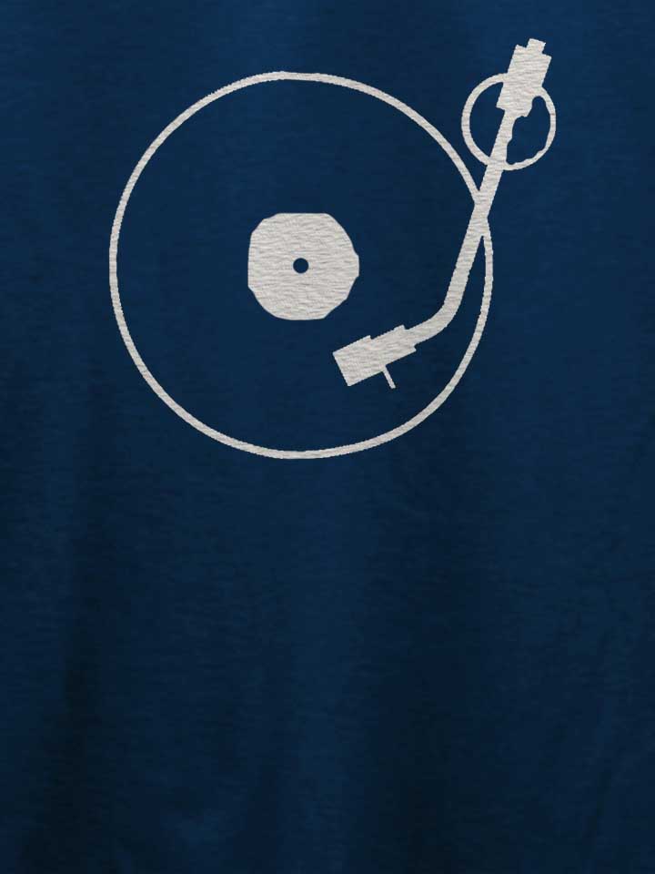 turntable-t-shirt dunkelblau 4