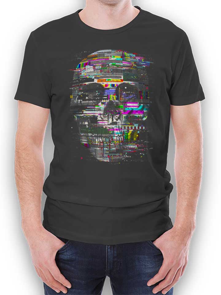Tv Star Skull T-Shirt dunkelgrau L