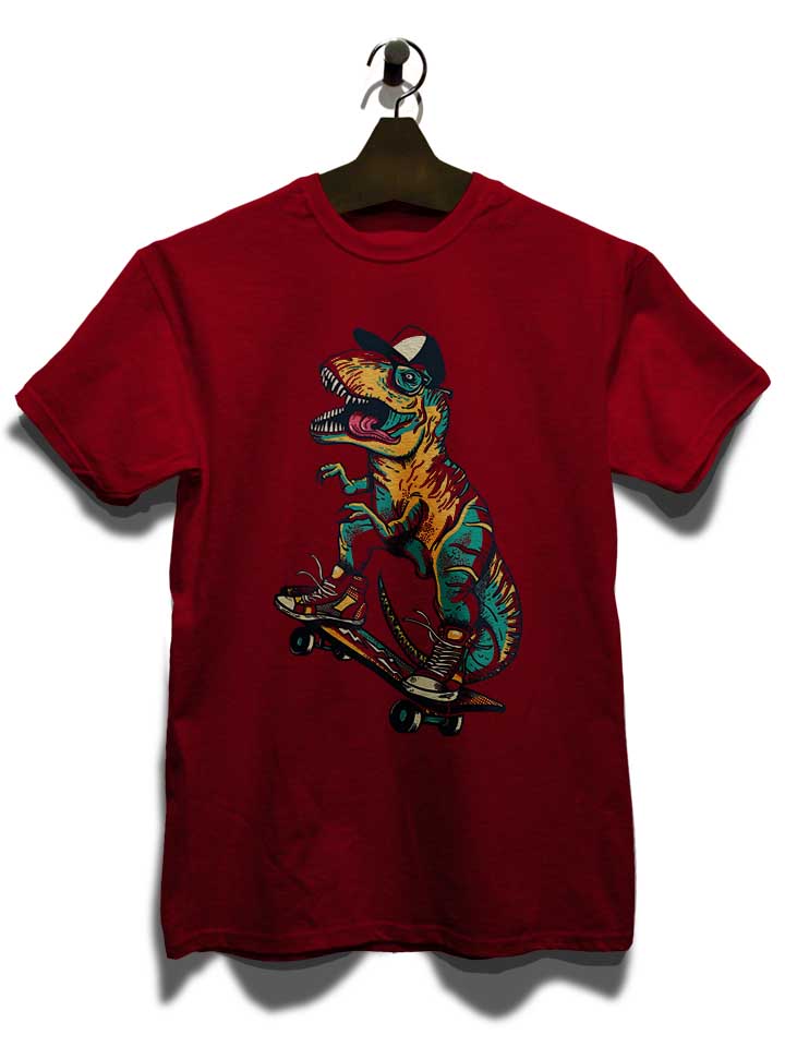 tyrannosaurus-rad-t-shirt bordeaux 3